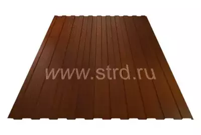 Профнастил C 8 0.5мм Ecosteel Корея Морёный дуб Металл Профиль