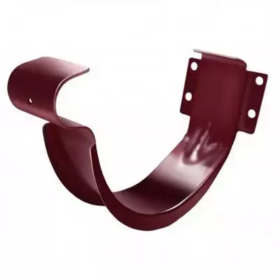 Держатель желоба/ кронштейн карнизный Grand Line  125мм Rooftop Drain 40 RAL 3005 (вишневый)