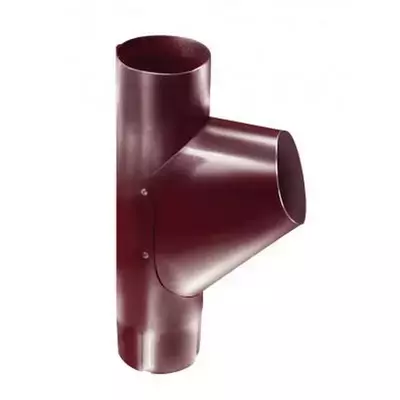 Тройник Grand Line  90мм Rooftop Drain 40 RAL 3005 (вишневый)