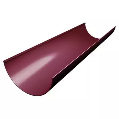 Желоб 3м GL Классика 120мм Бордо (RAL 3005)