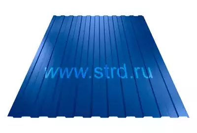 Профнастил C 8 0.3±0.07мм Полиэстер Россия RAL 5005 (синий) Grand Line